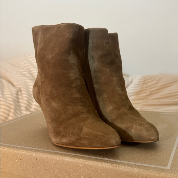 Dolce Vita Tan Suede Ankle Booties - Picture 2 of 3